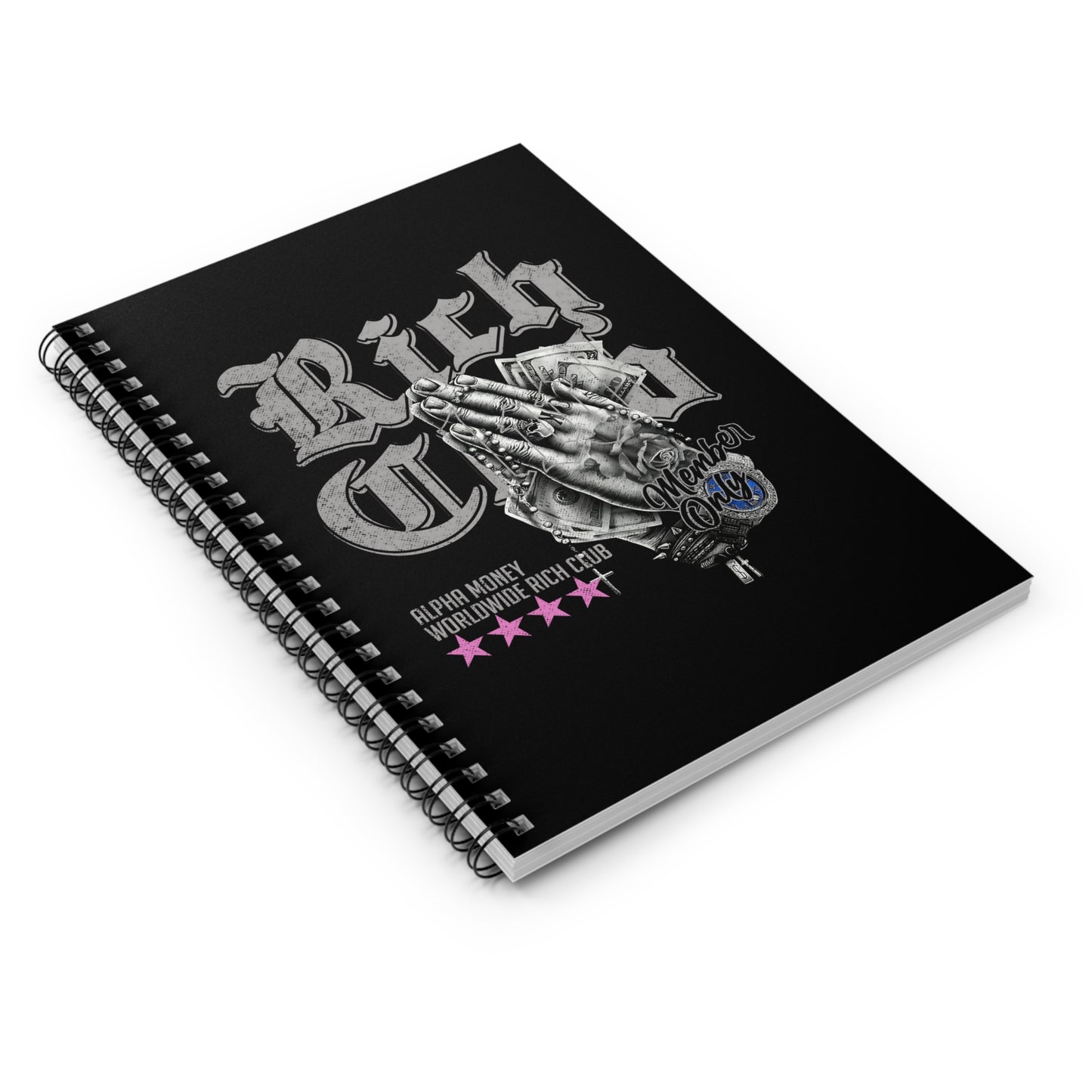 Alpha Money Spiral Notebook