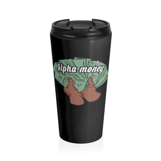 Alpha Money Stainless Steel Travel Mug